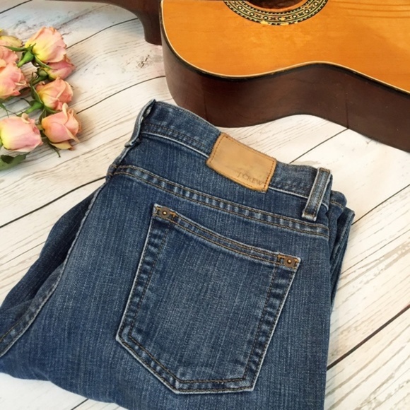 J. Crew Denim - J.Crew Boot Cut Mid Rise Denim Jeans Size 8